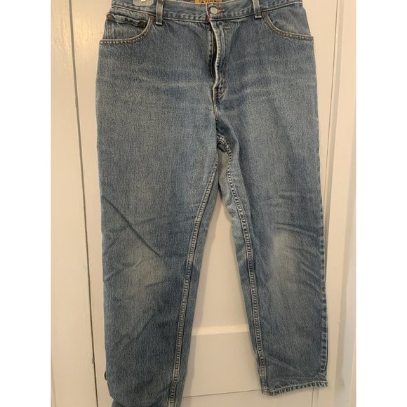 Ross Thomson Men Flat Front 5 Pocket Blue Jeans Size 34" x 30"  Denim #94572 - Picture 1 of 5